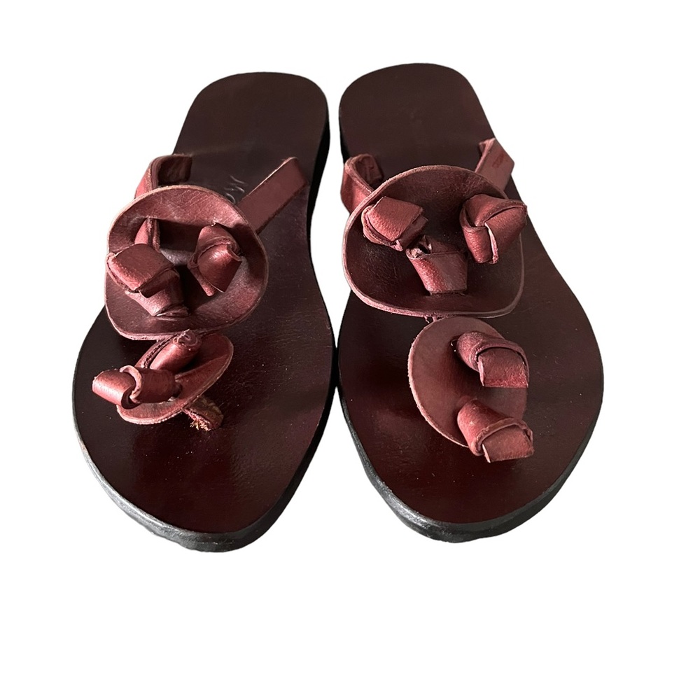 J.P. & Mattie Leather Handmade Thong Sandals